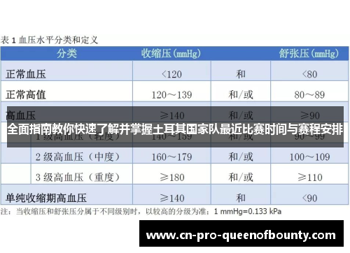 全面指南教你快速了解并掌握土耳其国家队最近比赛时间与赛程安排